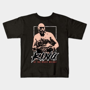 fury ngannou king Kids T-Shirt